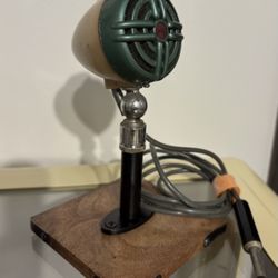 Modified Vintage Lafayette PA-42 Dynamic Bullet Microphone W/ Stand...Rare Works