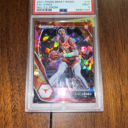 Kai Jones Red Ice Prizm PSA 9