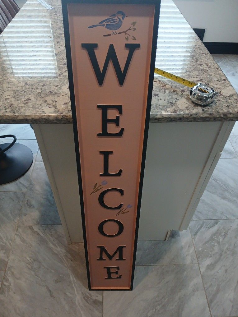 WELCOME SIGN HANDMADE