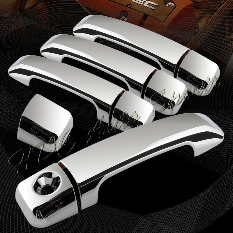 For 2007-2017 Toyota Tundra 4DR/Sedan Chrome Adhesive Door Handle Cover Cap 8Pcs -(2-DHC-1225