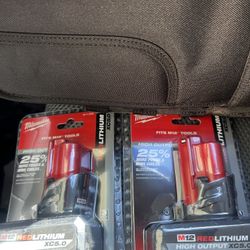 Milwaukee M12 Xc5.0 Batteries Qty 2 