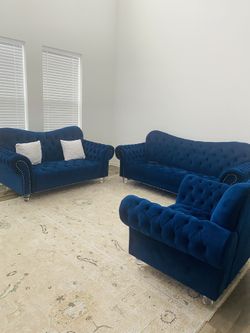 Navy Blue Couch