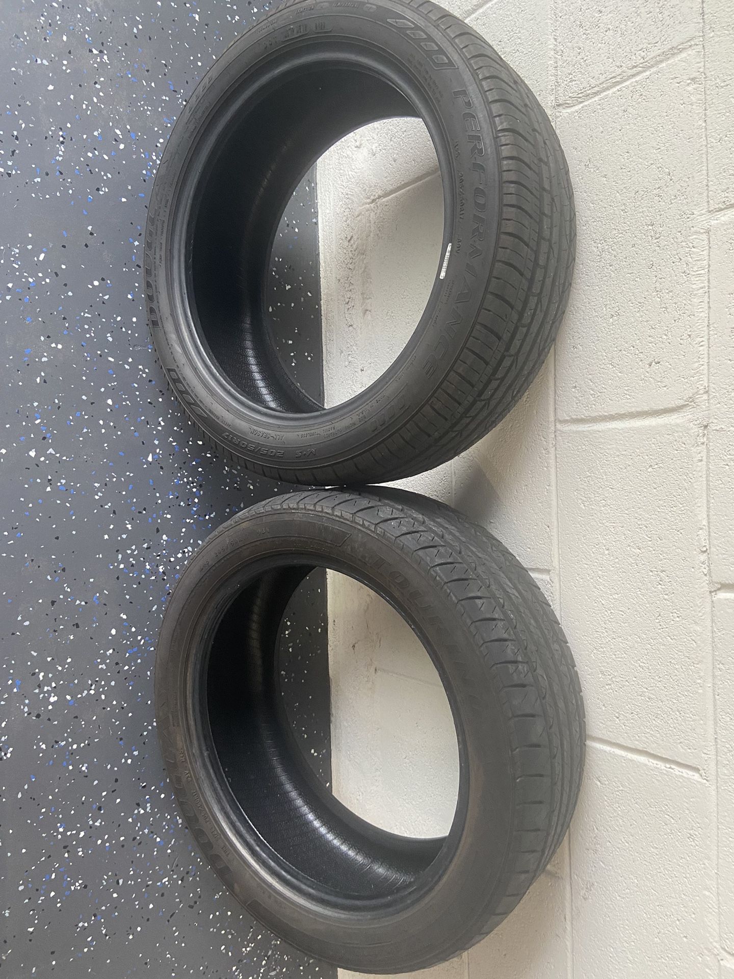 Two Douglass Tires Douglas Touring 205/50R17 In excellent Conditions $45 Dollars For Both