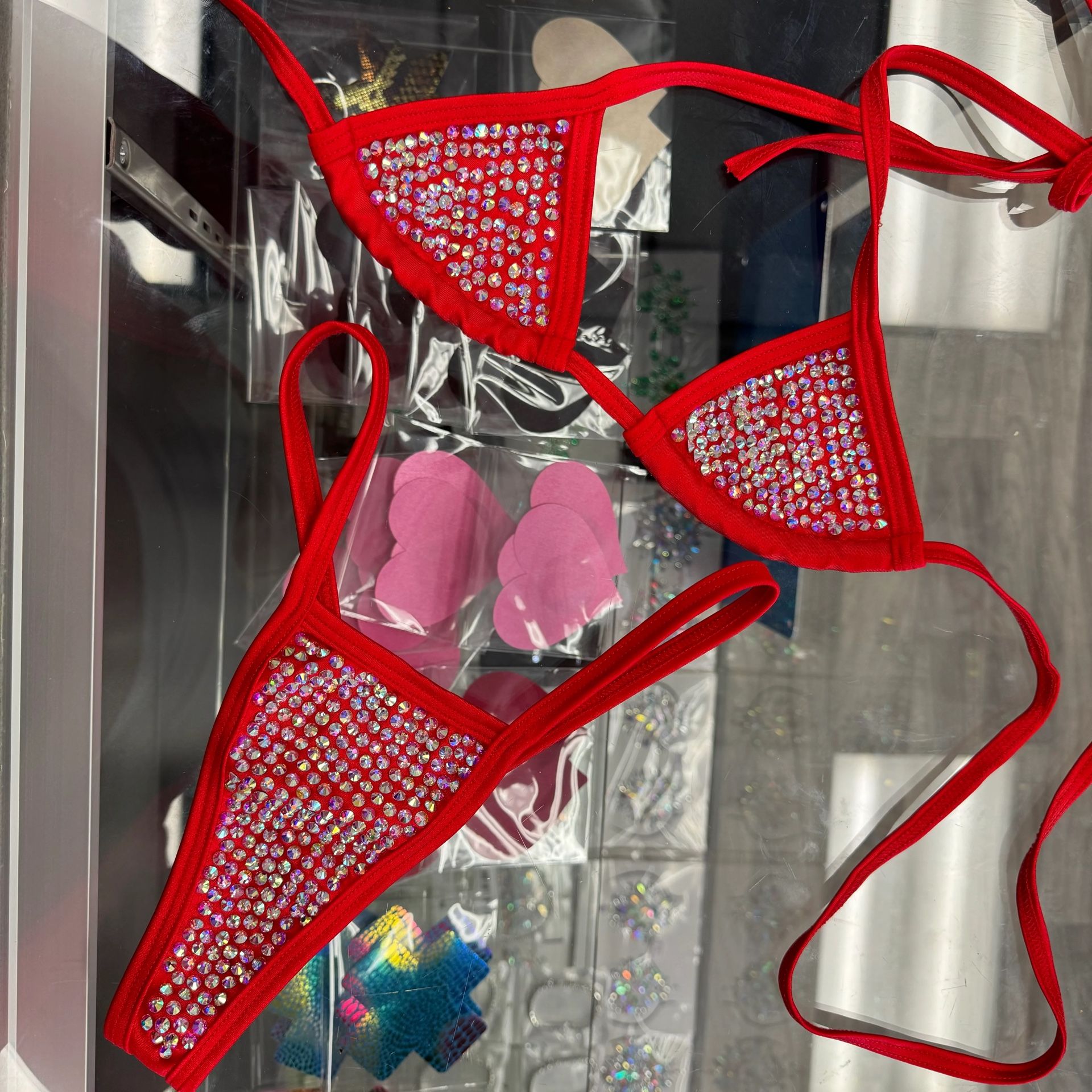 Red diamond Bikini