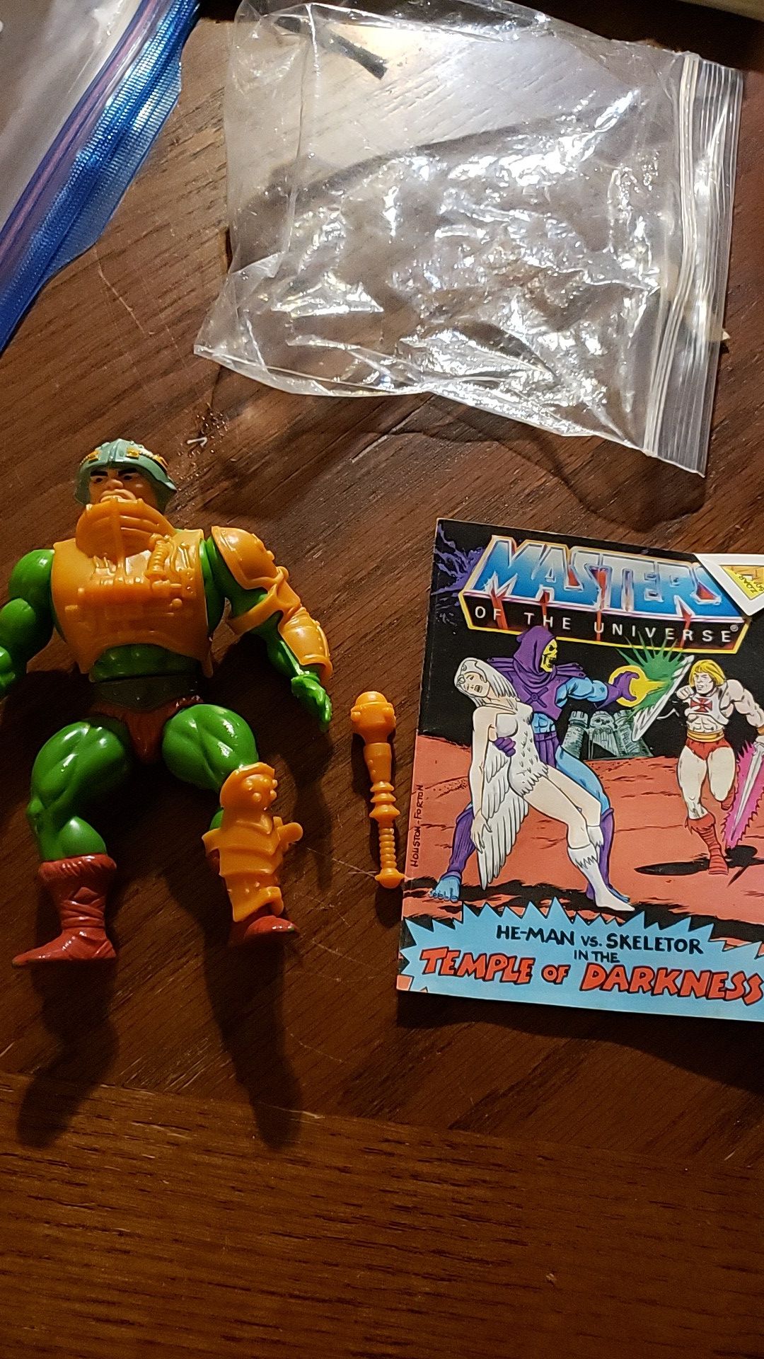 MAN at ARMS complete vintage MOTU He-Man masters of the universe 1981 & Comic