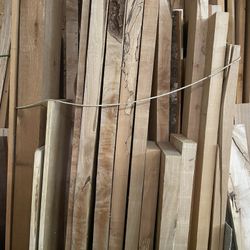 Ripped Hardwood And Round Slabs - Great Selection!