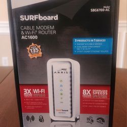 Arris Surfboard SBG6700-AC DOCSIS 3.0 Cable Modem/Wi-Fi AC1600 Router