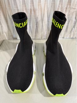 Balenciaga Speed Trainers – Black/Neon Yellow