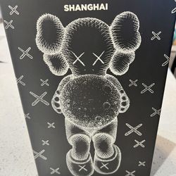 KAWS Holiday Shanghai Black Vinyl Figure 