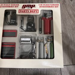 Diecast 1/18 Scale GMP Garage Die Cast Accessories Set brand new !