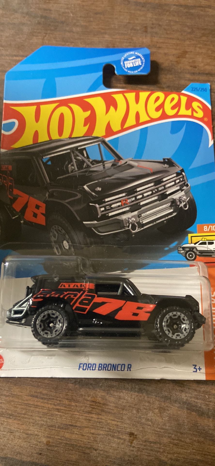 Hot Wheels Ford Bronco R HW Hot Trucks Series #8/10 Black Diecast 1:64 