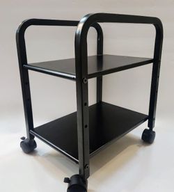 🔷 Computer Rolling Stand Cart Under Desk CPU Holder