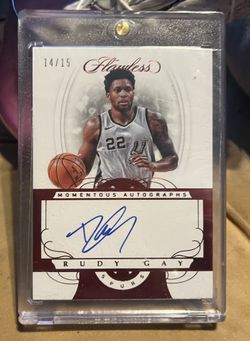 Rudy Gay Spurs Card