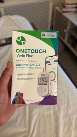 One touch glucose meter