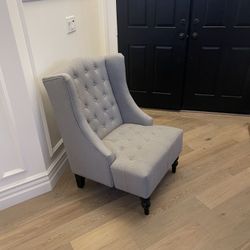 Gray Accent Chair 