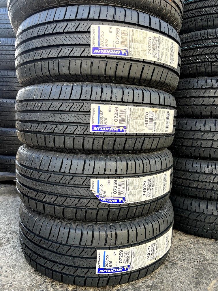 205/55/16 New Tires Set Of 4 Michelin Installed And Balanced Set De 4 Llantas Nuevas Instaladas Y Balanceadas