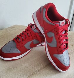 Nike Dunk Low Retro (Red/Grey/White) - Size: 11