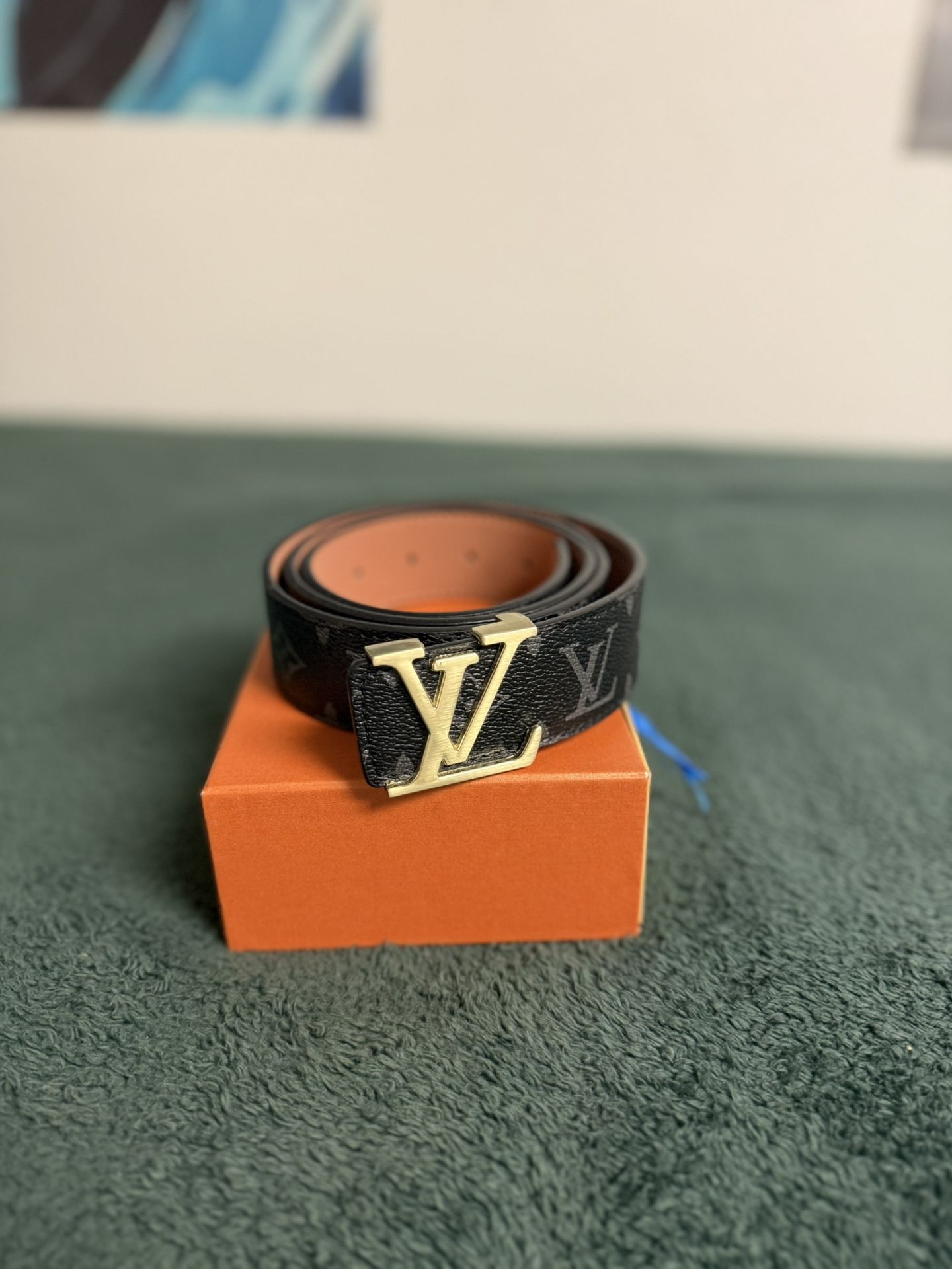 Louis Vuitton Gold Monogram Belt