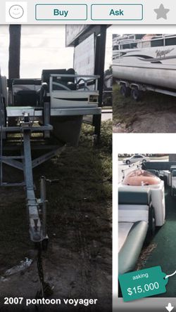 2007 pontoon voyager