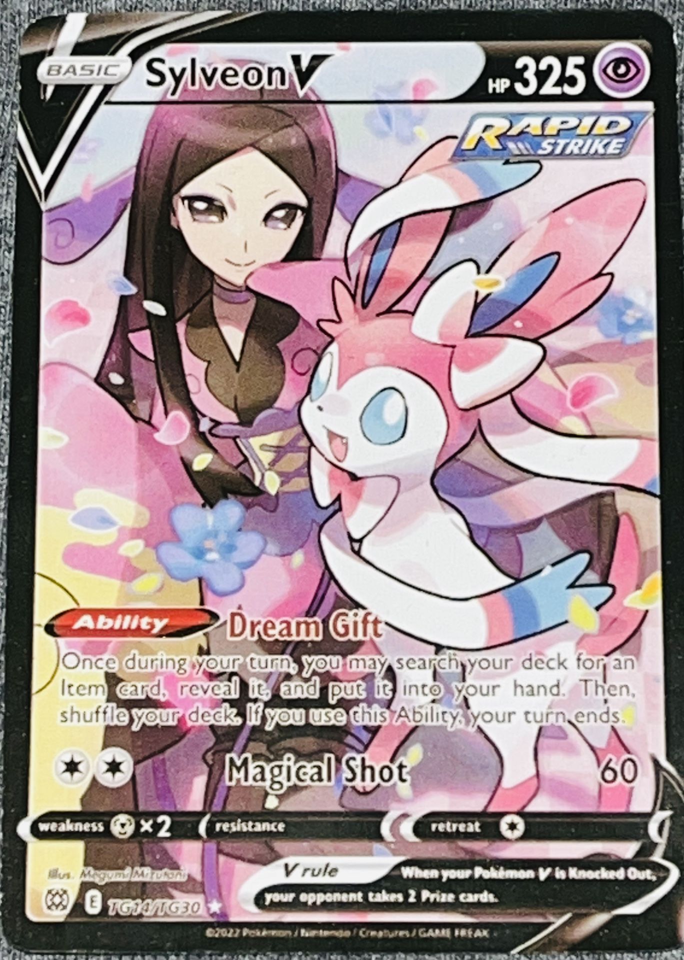 Slyveon Tg14-Tg30 Rare Card Good Condition