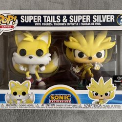 Funko Pop Sonic: Super Tails & Super Silver