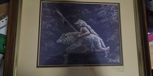 "Brothers of the Hunt" Framed Signed Print