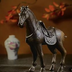 Vintage Copper Horse Statue