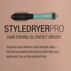 Calista Style Dryer Pro Hair Drying Blowout Brush (Blue Agave)2.75”