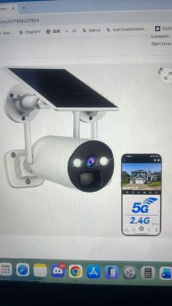 Solar camera outdoor wireless