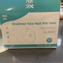 Respirator Face Mask  20 PCs Cada Caja Caja Con 60 Cajitas