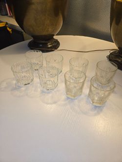 Set Of 8 cocktail rocks glasses