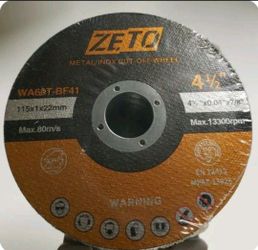 Zeto 25 PCS Cut Off Wheels 4-1/2 x 7/8-inch Metal&Stainless Steel Cutting Wheel Pck Of 2
