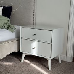 2 White Side Tables