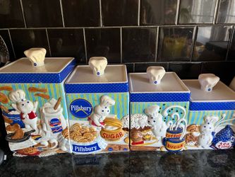Pillsbury Doughboy Canister Set