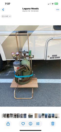 Acetylene welding set $125