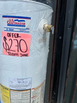 U.S. Craftmaster Water Heater 6-Year Warranty