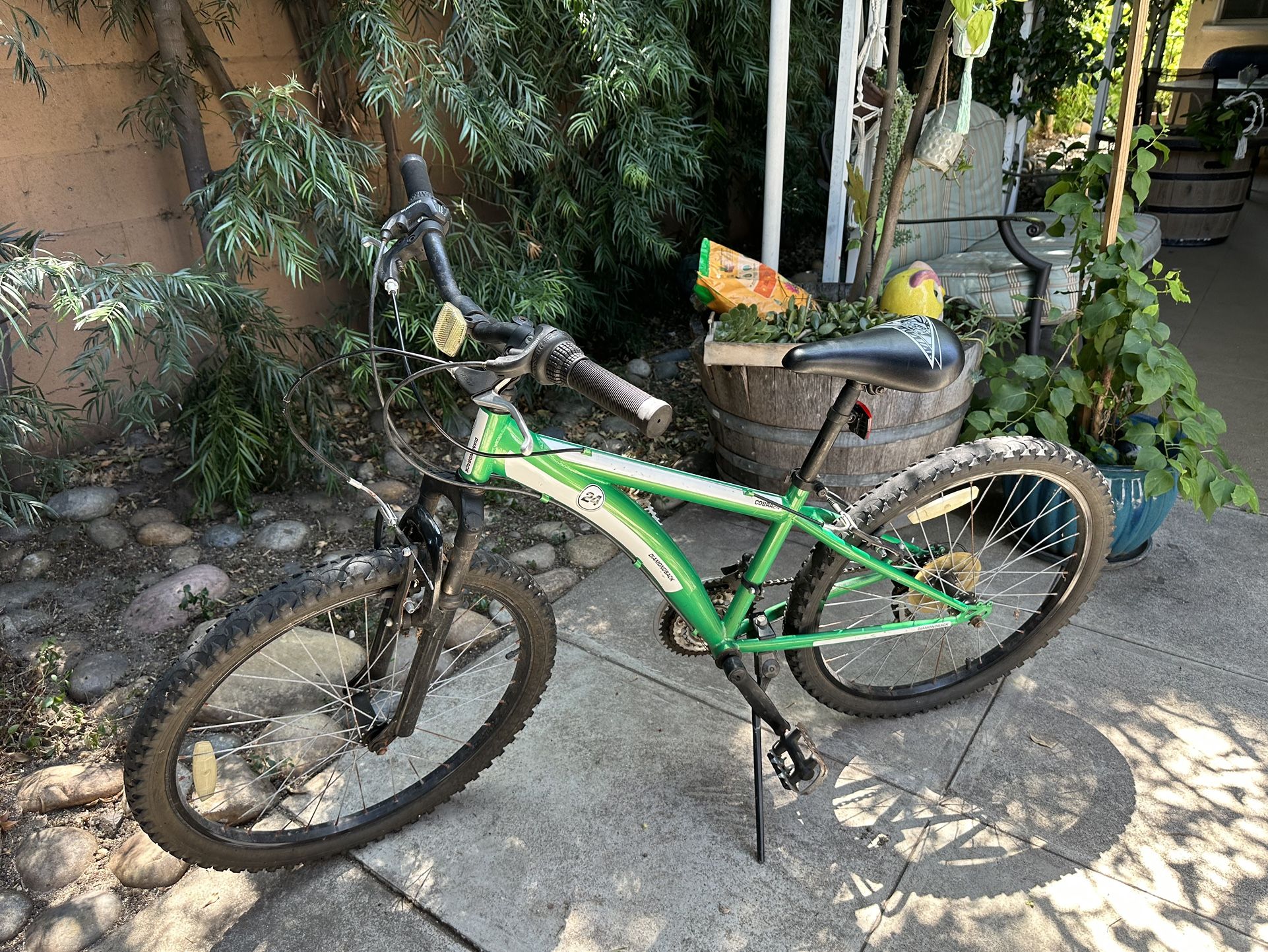 Diamondback Cobra 24" Kids' Mountain Bike Bicycle - Green $75
