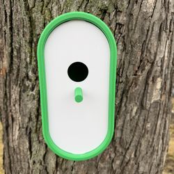 Modern 3D Printed Birdhouse – Weatherproof PETG – Easy Mount – Bright green