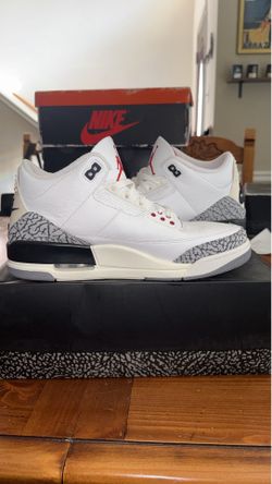 Air Jordan 3 Retro White Cement Reimagined — Size 9 - $230 OBO