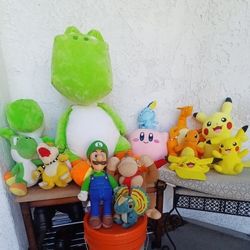 Various Nintendo Plushies