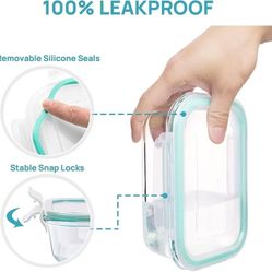 vtopmart 18 pack glass food storage containers