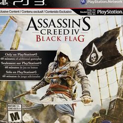 Assassin's Creed IV: Black Flag PS3 Game (Complete, Multiplayer, 2013 Action)
