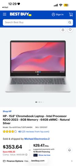 HP - 15.6" Chromebook Laptop