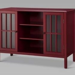 TV Console Windham 2 Door Cabinet with 4 Shelves And Misc Tables 