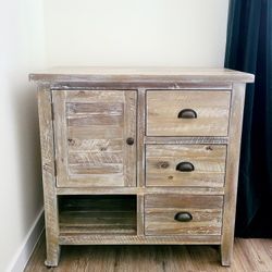 Rustic Farmhouse 3 Drawer Accent Chest