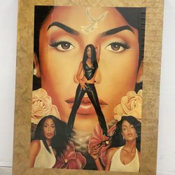 Aaliyah More Than A Woman Display Art Piece 