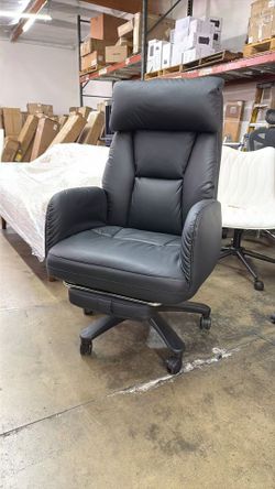 New assembled Cross Legged Office Chair with Pets Friendly Seat, Plus Size Criss Cross Desk Chair, Big and Tall Office Chair with Foot Rest, Reversibl