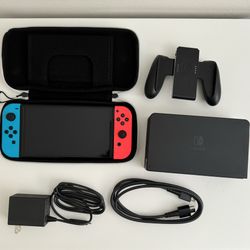 Nintendo Switch OLED Like New Condition With 17 Games!