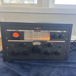 Vintage Collins 75A-1 Communications Receiver Tube Ham Radio Powers on Untested