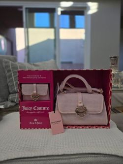 juicy couture matching wallet and bag set
